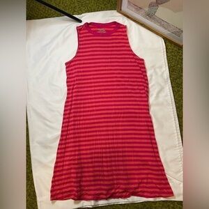 Time and Tru size medium pink and orange maxi dress